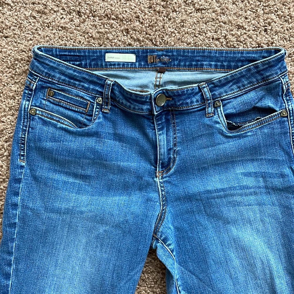 Kut from the Kloth Diana Skinny Jean size 14 - Picture 2 of 5